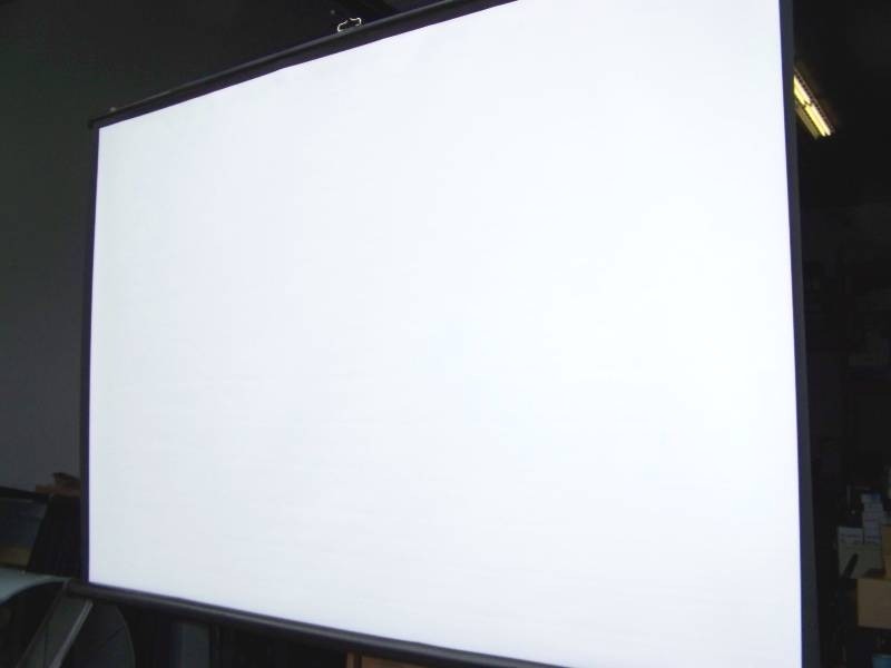 lot 37 image: Elite Screens, Manual, Movie  Projection Screen on Tripod