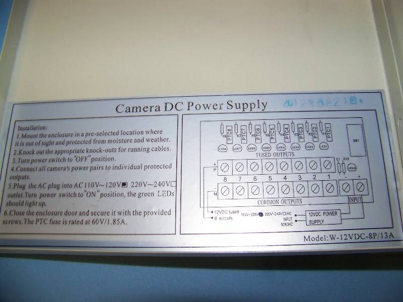 lot 124 image: CCTV Power Supply Box