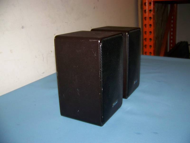 lot 47 image: (2) TEAC, 2-Way, Mini  Bookshelf, Loudspeakers  Speakers