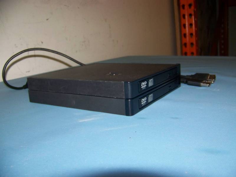lot 119 image: (2) Hewlett Packard (HP), External DVD Drives