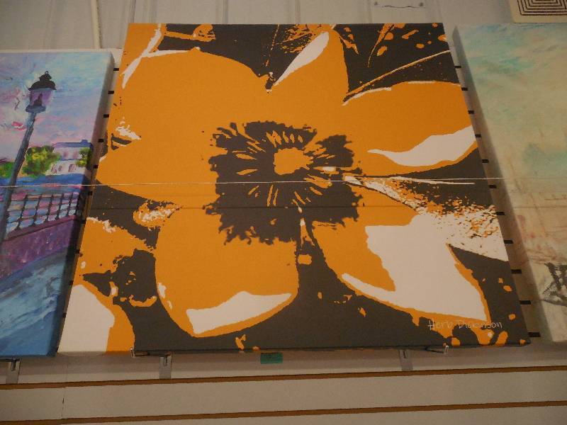 lot 48 image: 36X36 FRAMED CANVAS