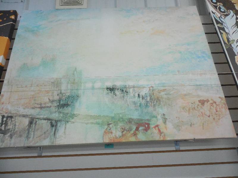 lot 49 image: 36X48 FRAMED CANVAS PAINTING