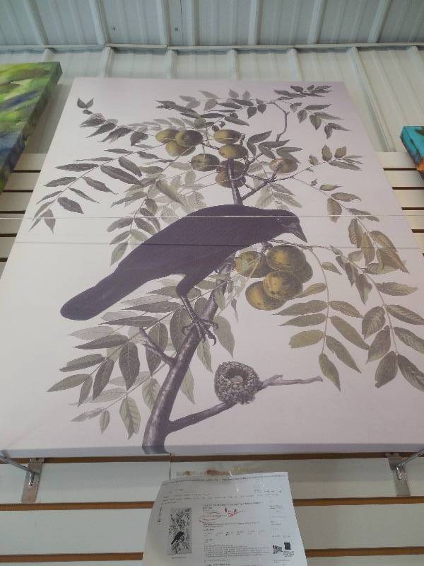 lot 69 image: Trademark Fine Art American Crow Artwork by John James Audubon, 35 by 47-Inch