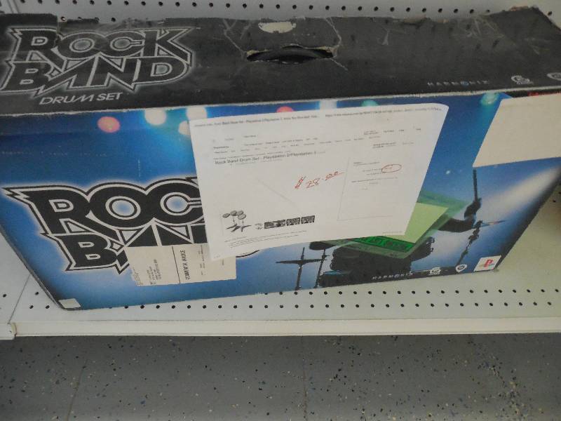 lot 103 image: Rock Band Drum Set - Playstation 2playstation 3
