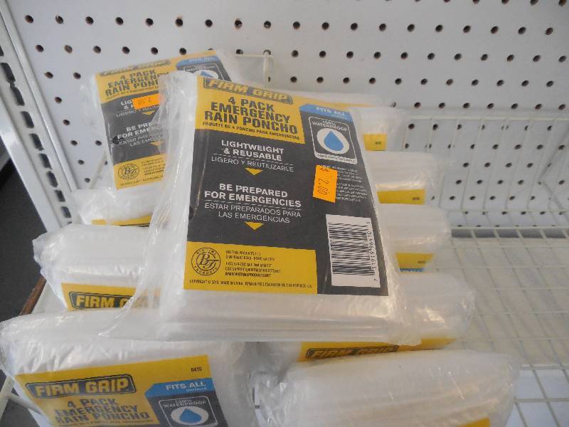 lot 116 image: (13) 4 PACK EMERGENCY RAIN PONCHOS