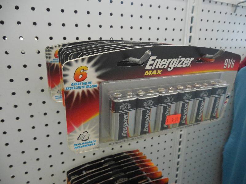 lot 158 image: (12) ENERGIZER MAX 9 VOLT 6 PACKS