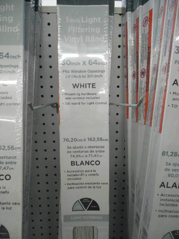 lot 178 image: (2) BALI 30X64 WINDOW BLINDS IN WHITE