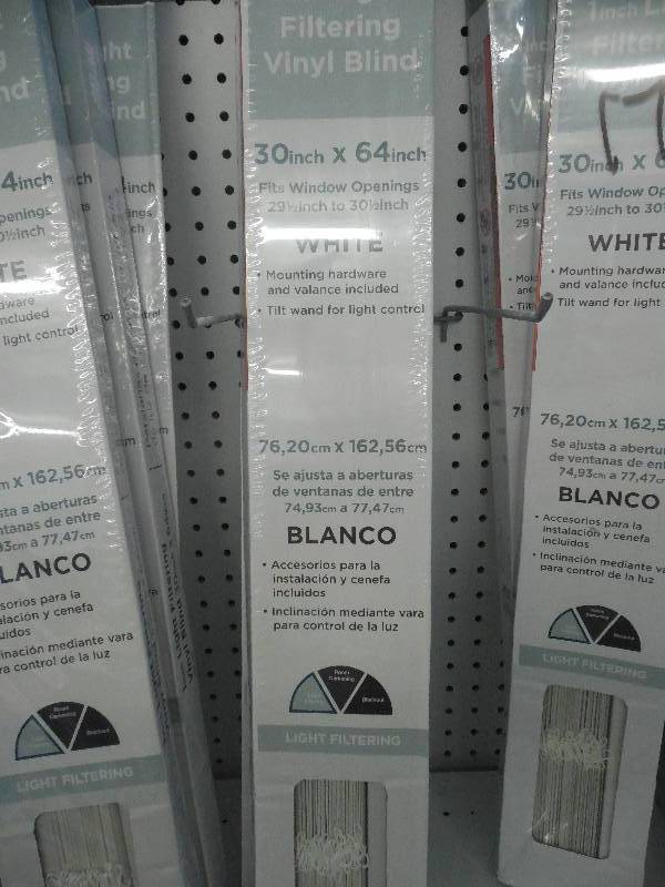 lot 179 image: (3) 30X64 BALI WINDOW BLINDS IN WHITE
