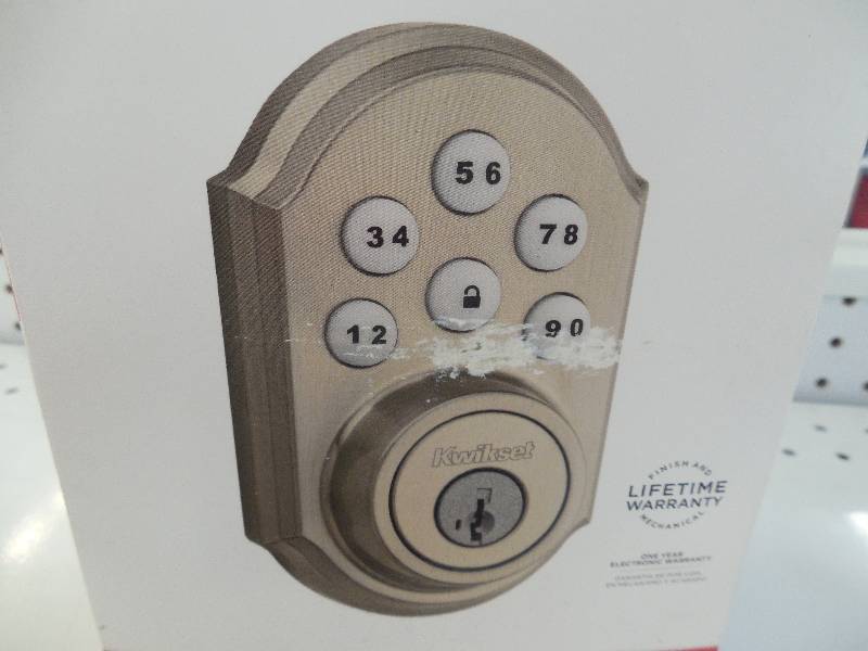 lot 268 image: Kwikset Satin Nickel Traditional Dbolt