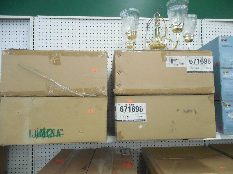 lot 306 image: LOT OF 4 CHANDELIERS