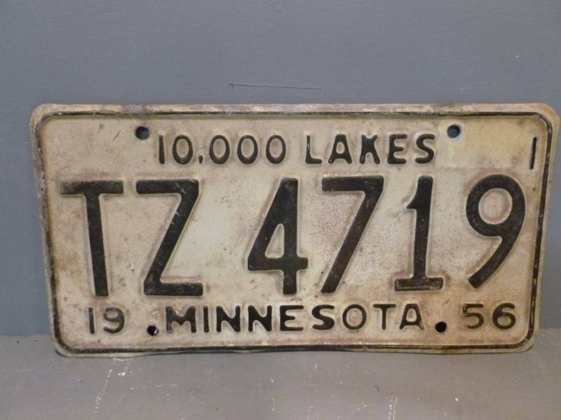 Vintage License Plate