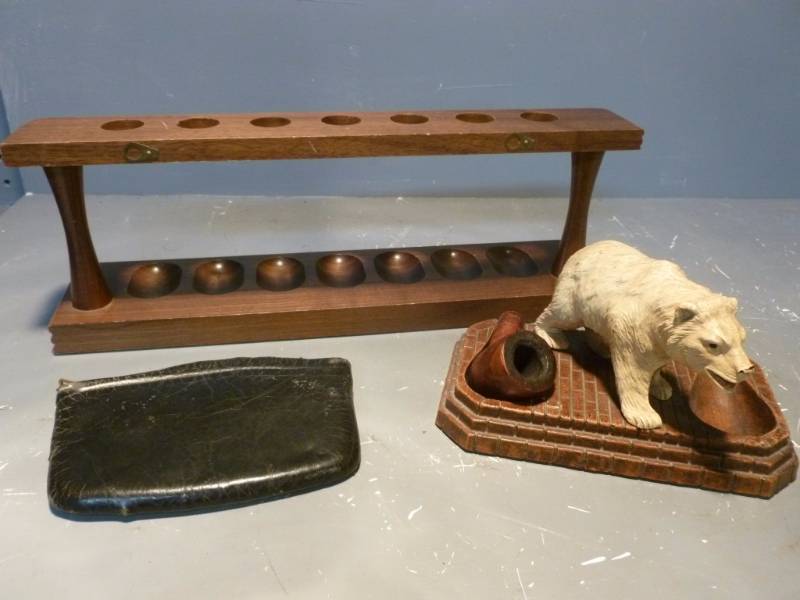 Vintage Smoking Pipe Stands