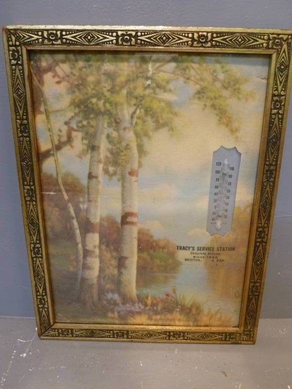 Vintage Advertisement Thermometer