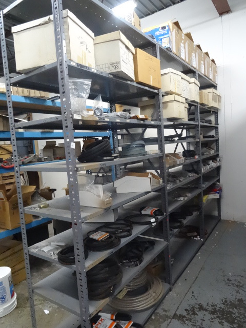 Metal shelving unit. 3 sections. So...