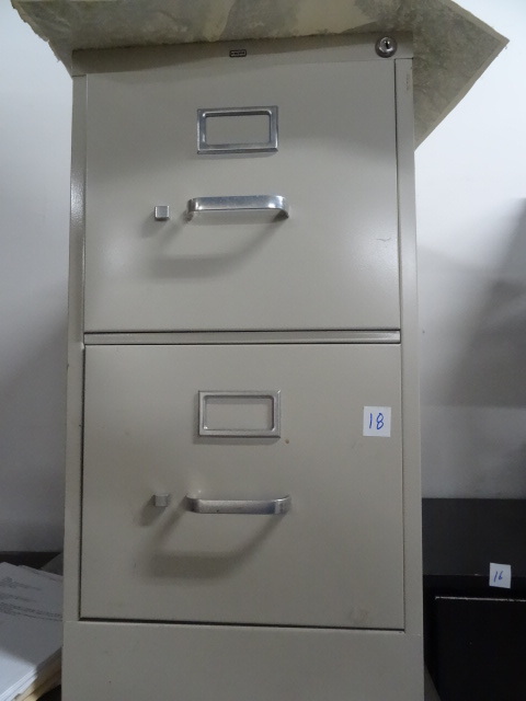 15 metal 2 drawer file cabinet. ...