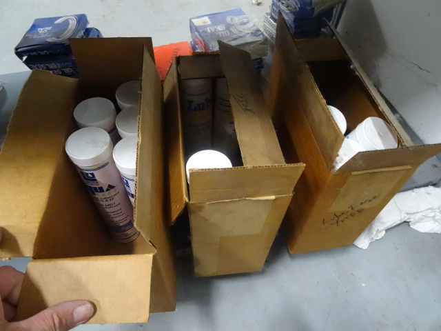 12 tubes of misc grease...