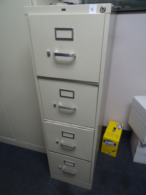 15 metal 4 drawer file cabinet...