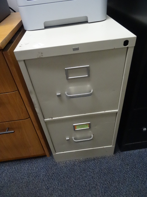 15 metal 2 drawer file cabinet...