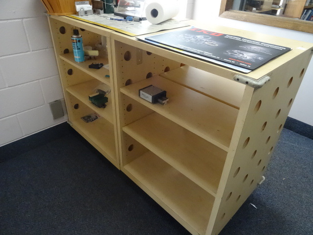 2 double sided 4 wheel carts. Used ...