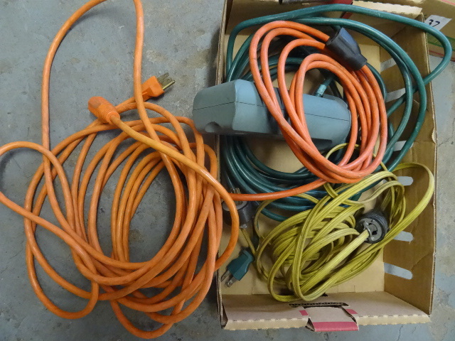 lot 36 image: Misc extension cords...