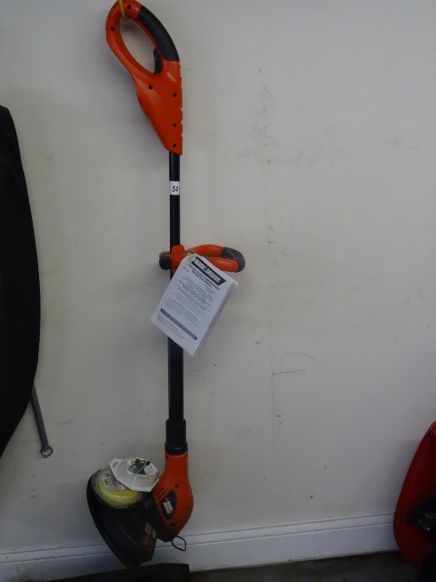 lot 50 image: B and D 18 volt weed whip. Comes wi...