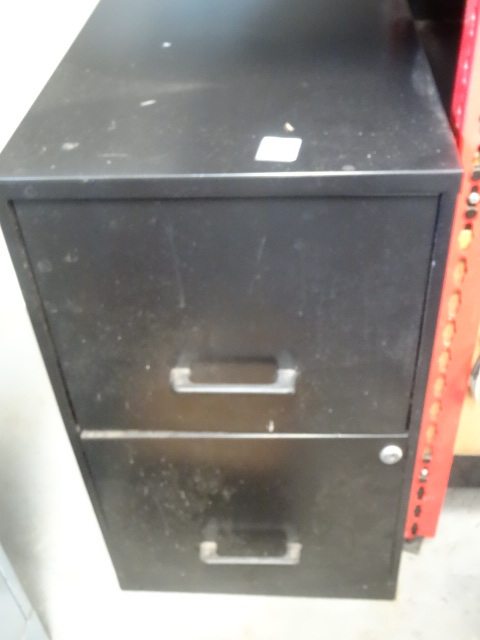 lot 70 image: 15 metal 2 drawer file cabinet...