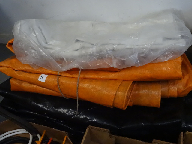 lot 96 image: Misc tarps...