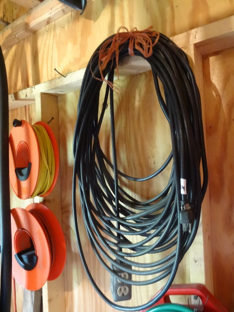 lot 144 image: Misc extension cords...