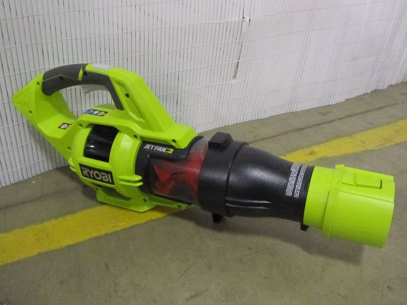 Ryobi 110 MPH 480 CFM Variable-Speed 40-Volt Lithium-Ion Cordless Jet Fan Leaf Blower - 3.0 Ah Battery and Charger NOT included