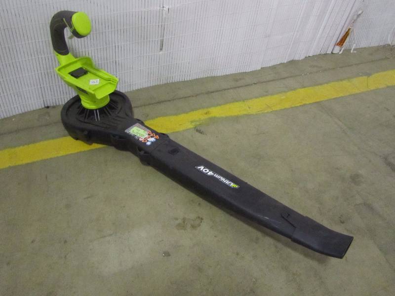 Ryobi 150 MPH 150 CFM 40-Volt Lithium-Ion Cordless Leaf BlowerSweeper - Battery and Charger Not Included
