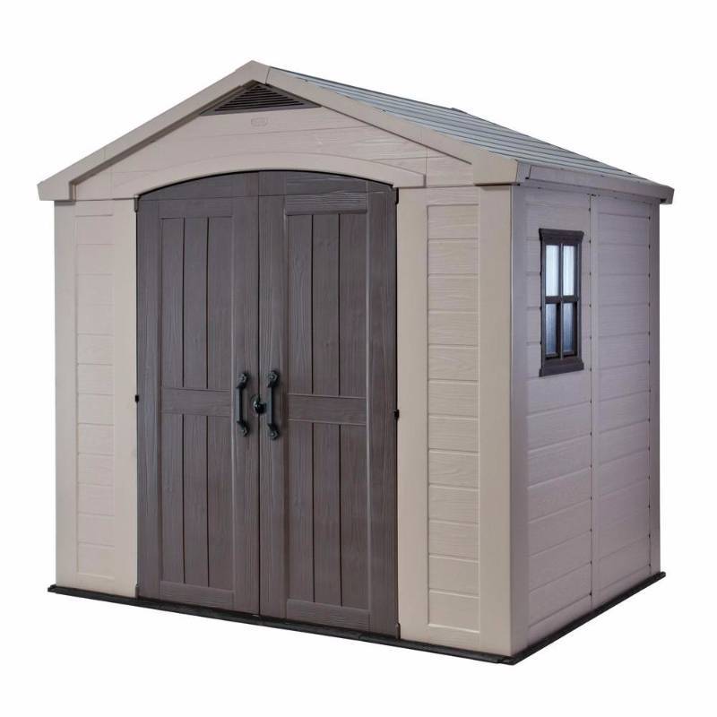 Keter Factor 8 ft. x 6 ft. Outdoor Storage Shed