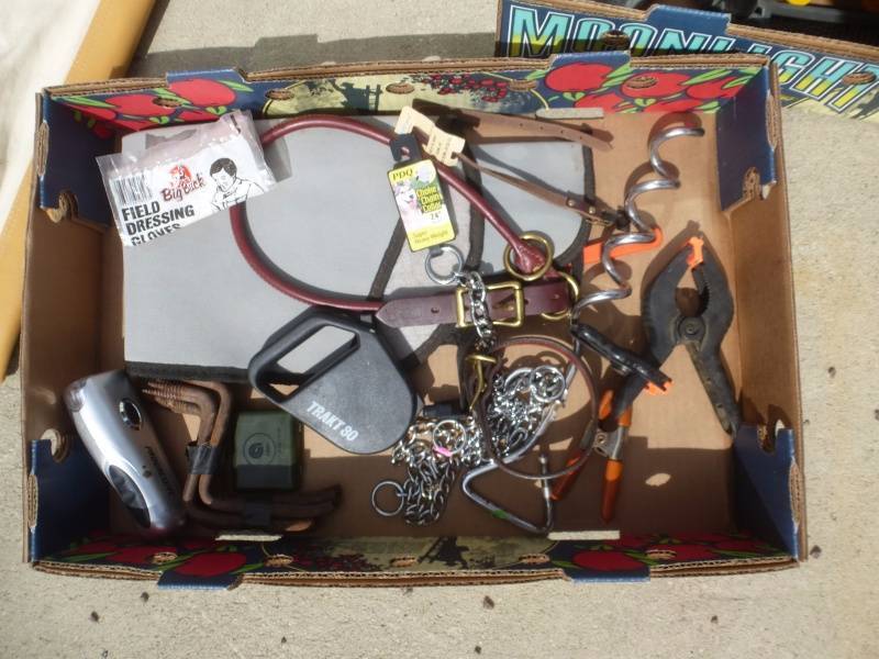 lot 32 image: Dog Tie Down & more