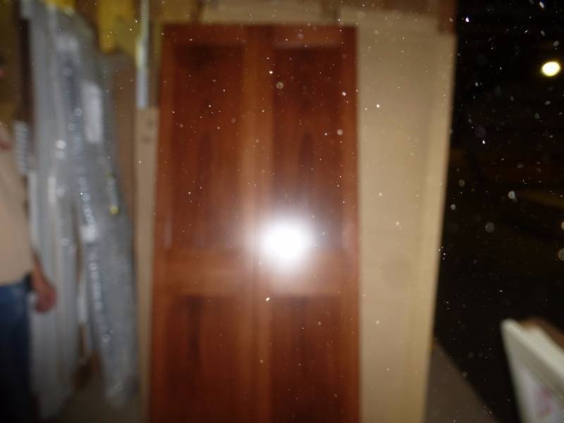 lot 25 image: Oak Bifold Door Prefinished