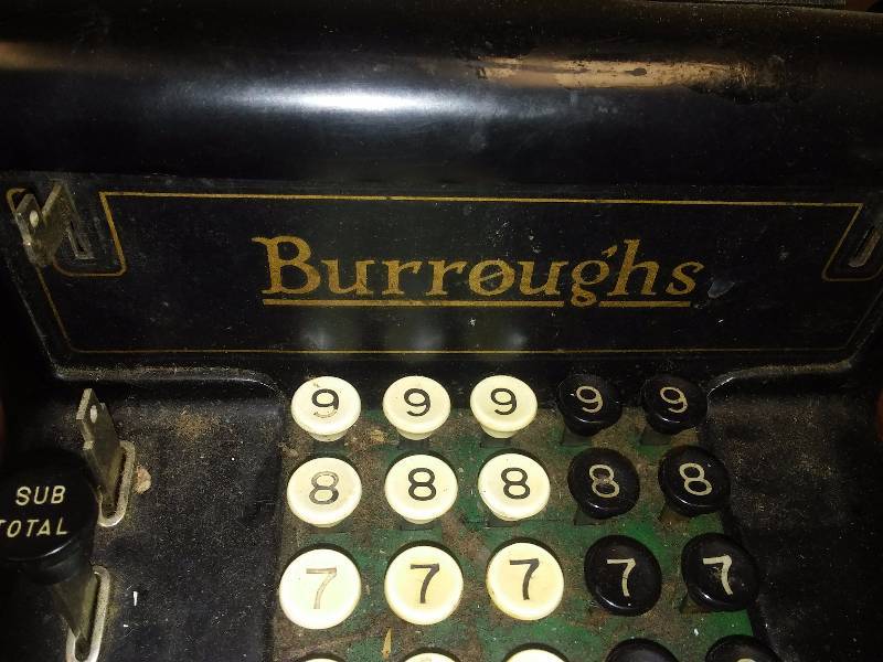 lot 28 image: Burroughs Vintage Adding Machine (Circa 1904-1906)