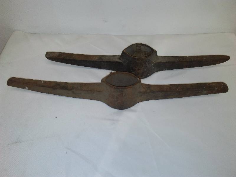 lot 66 image: Vintage Pic Ax heads (2), 19 and 18 in. long