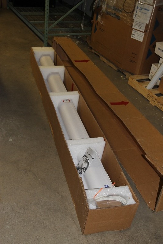 lot 12 image: New Da-LIte Contour Electrol 94 Motorized Projection Screen 37566L
