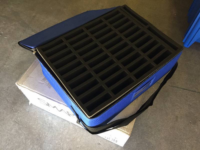 lot 45 image: New Soft-Sided, Foam-Lined & Compartmentalized Travel Case