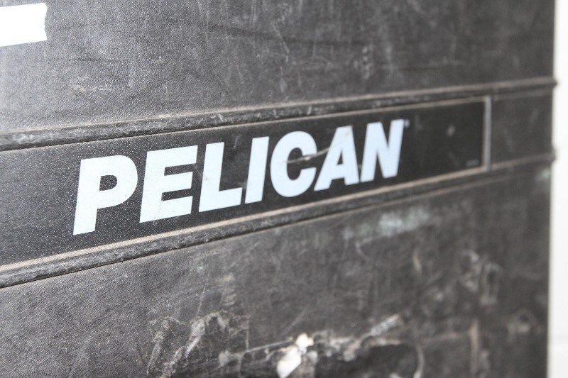 lot 36 image: Pelican Watertight 1650 Hard-Sided Protective Rolling Travel Case with Telescoping Handle