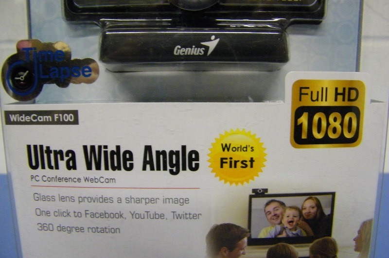 lot 70 image: New Genius Ultra-Wide Angle Full HD 1080p Desktop and Laptop Web Camera
