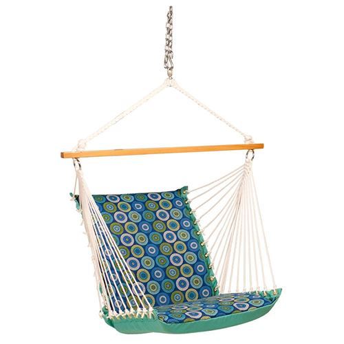 Cushioned Hanging Chair -3 Col Lagoon, MSRP $169.99