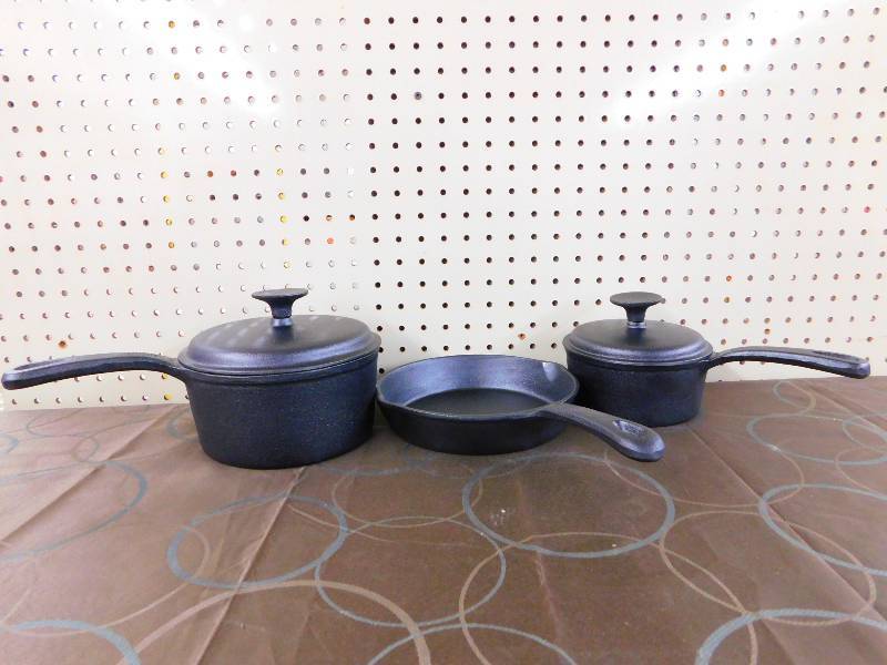 5pc Chefs Mark Cast Iron, MSRP $79.99