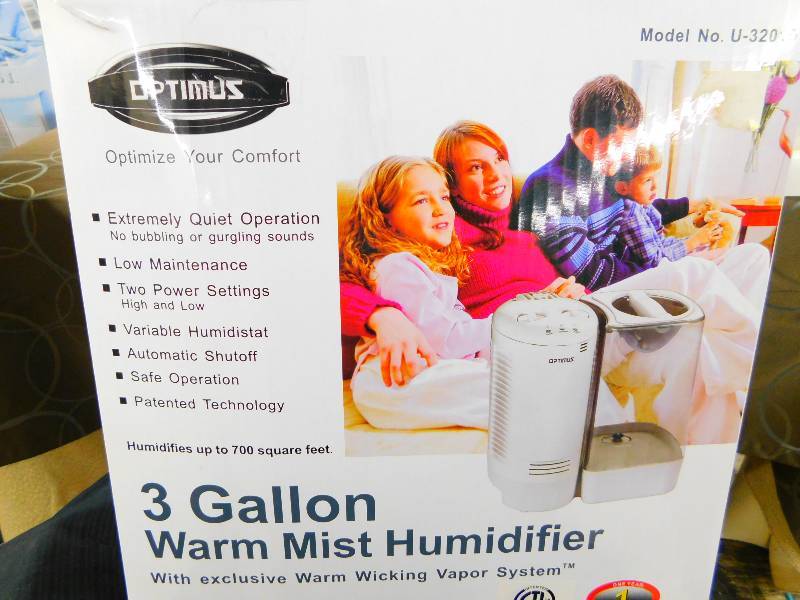 Warm Mist Humidifier, MSRP $79.99