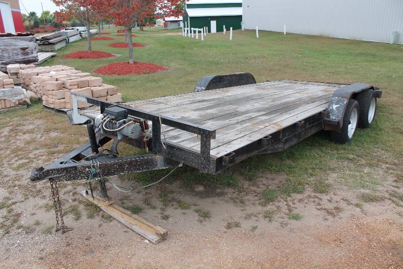 1988 Custom Built Tandem Axle Car Trailer