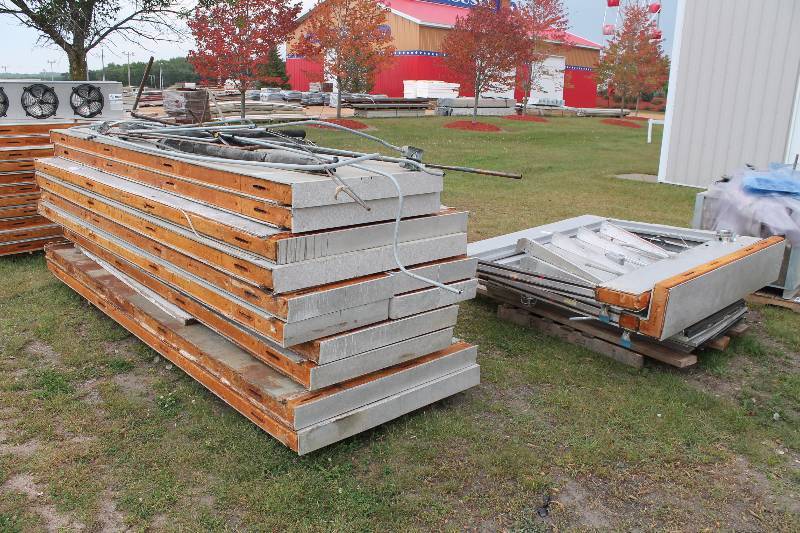 Lot of (14) Insulated Panels, Vollrath NSF Freezer Components, Freezer Door