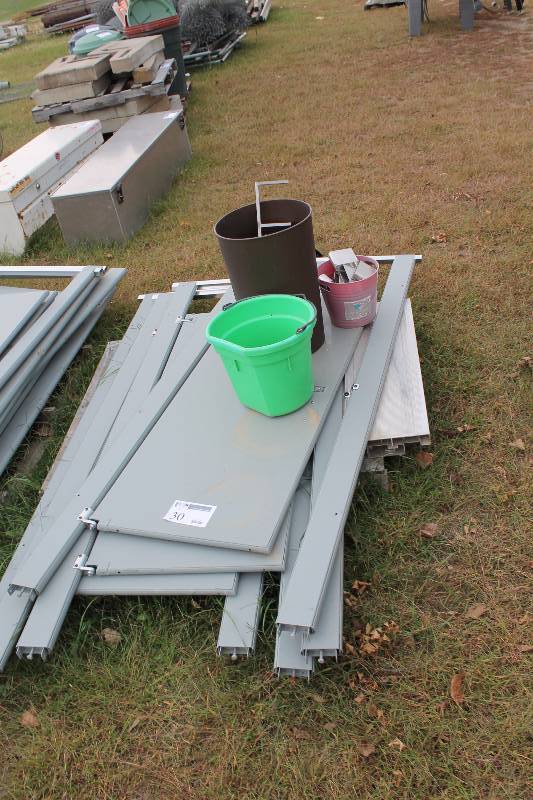Lot of (4) Commercial Bathroom Stalls, Doors, Hardware