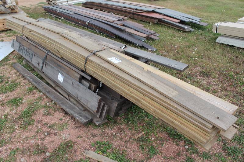 Lot of (Approximately 17) Treated Wood Boards