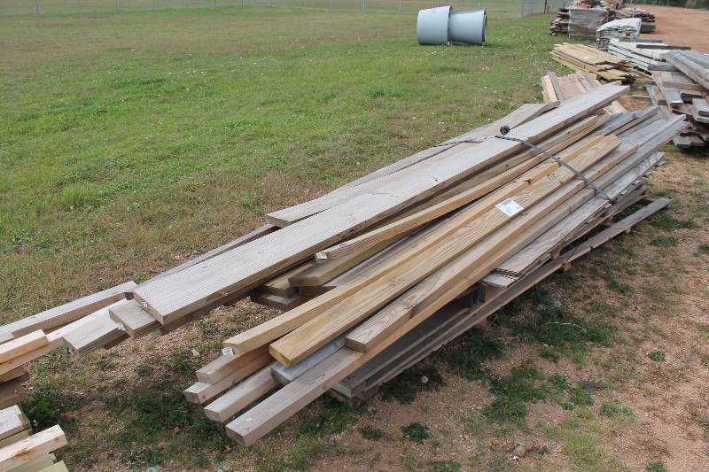 Lot of (Approximately 25) Treated Lumber