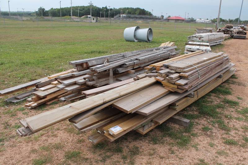 Lot of (Approximately 40) Treated Lumber