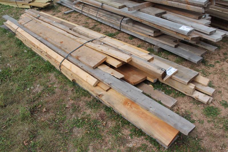 Lot of (Approximately 25) Treated Lumber