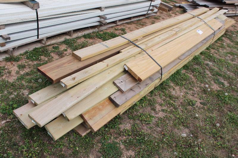 Lot of (Approximately 30) Treated Lumber